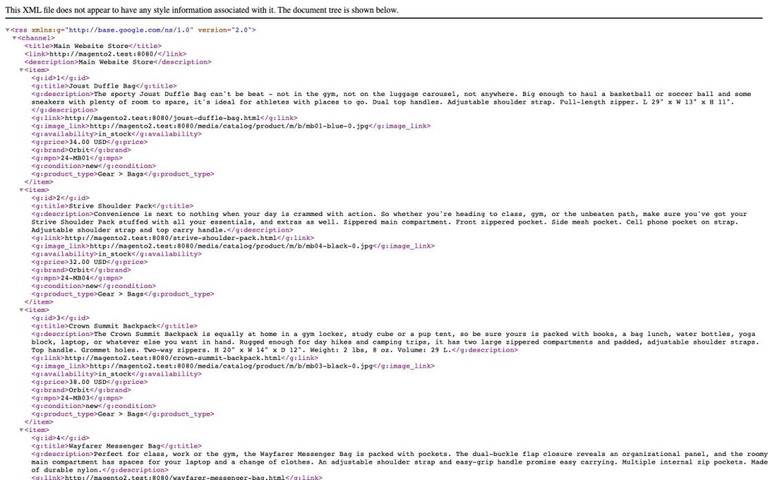 Product Feeds